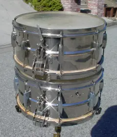 1934-35 SLINGERLAND 6.5 x 14 NOB *BROADCASTER MODEL