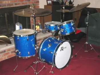 Rogers 1964 Holiday Club Set Blue Sparkle