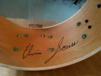 Hand signed Elvin Jones snare