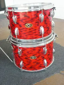 Slingerland 5 piece Red Agate Drum Set