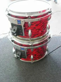 Slingerland 5 piece Red Agate Drum Set