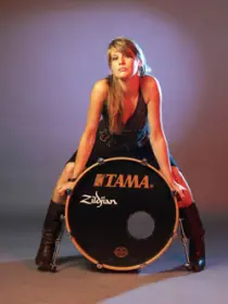 Girls on drums