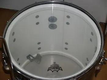 60's Ludwig keystone badge blue oyster pearl 14&quot; x14&quot; floor tom!