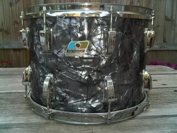 1970s Ludwig Black Diamond Pearl