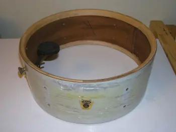 1959 Ludwig trans-badge snare drum