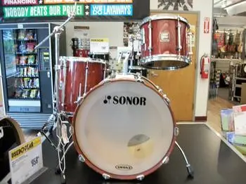Wanted- Used Sonor Red Maple Hilite Snare Drum
