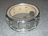 Pearl snare with steel over wood shell