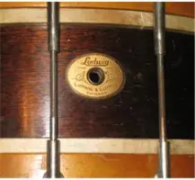 Ludwig Wood Snare and Bass Drum