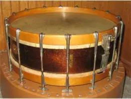 Ludwig Wood Snare and Bass Drum