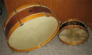 Ludwig Wood Snare and Bass Drum