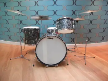 Slingerland chrome over wood.