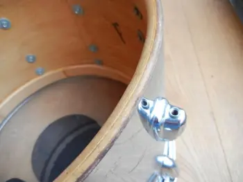 Slingerland chrome over wood.