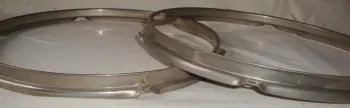 Ludwig 1968 NOB 6 lug pair of 14&quot; Snare drum hoops