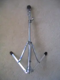 What era and brand of cymbal stand is this?