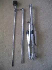 What era and brand of cymbal stand is this?