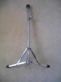 What era and brand of cymbal stand is this?