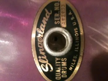 Slingerland Purple Satin Kit