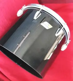 Ludwig Black Vistalite Concert tom 12x15&quot;. Exc cond