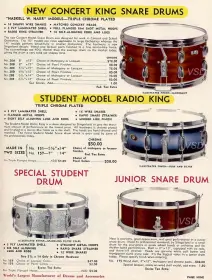 Slingerland &quot;Special Student Drum&quot;, Aqua Sparkle Pearl