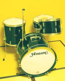 Custom MIJ Bass Drum Head Logos