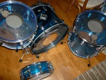 Ludwig Blue Vistalite Drums