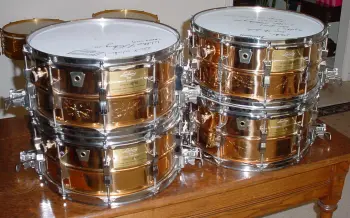 The Drum: 1984 LUDWIG #4 (JOE MORELLO) 75th ANNIVERSARY BRASS/ENGRAVED SUPER-SENSITIV