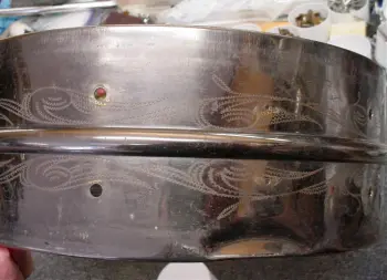 1921-22* or 1919-21** LUDWIG &amp; LUDWIG 5x14 6 LUG/SCROLL DESIGN DeLUXE MODEL