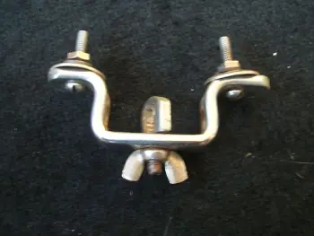 40-50's Slingerland floor tom leg mounts... need measurements.......
