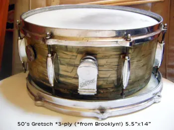 50's Gretsch Round Badge Restoration