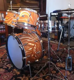 70's Tangerine Slingerland kit