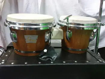 STAR Bongos &amp; 14&quot; Crash-Cymbal