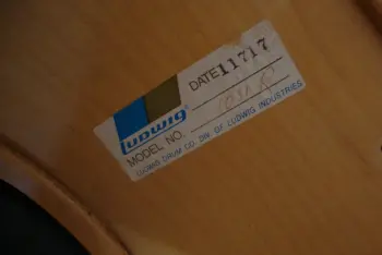 Ludwig Paper Labels from 1971/72 Time Frame - Date Codes?