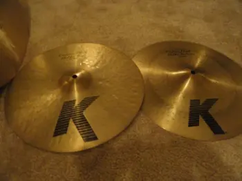 Zildjian 14&quot; hi hats for sale... k custom dark, k con, k custom sessions