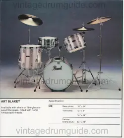 Pearl wood-fiberglass kit with 18&quot; BD