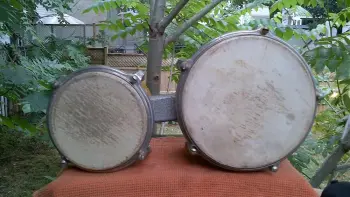 Trowa orange sparkle snaredrum