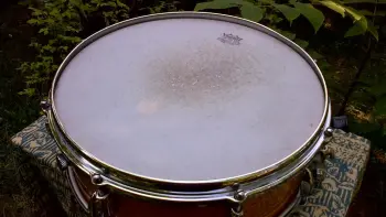 Roxy Gold Sparkle parallel strainer snaredrum