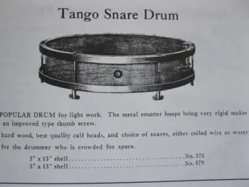 Vintage Wood Piccolo Snare