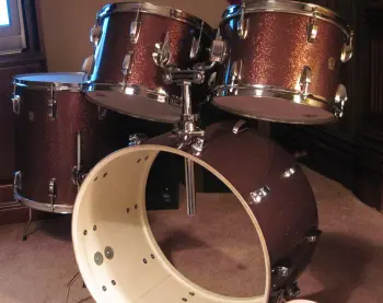 Ludwig Burgundy Sparkle