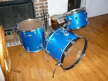 Ludwig Blue Sparkle Drums