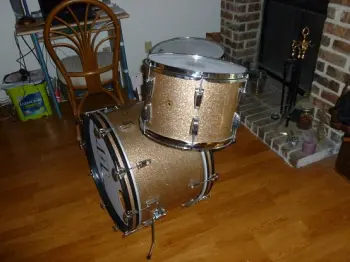 Ludwig Champagne Sparkle Drums