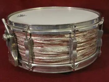 Ludwig Super Classic Snare - PINK OYSTER - Nickel Hardware