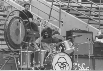 John Bonham "Ritchie Ring" on bass drum