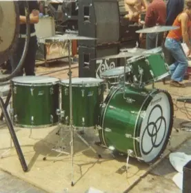 John Bonham "Ritchie Ring" on bass drum