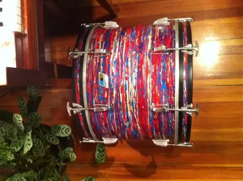 1969 Ludwig Psychedelic 14x20 Virgin Bass Drum