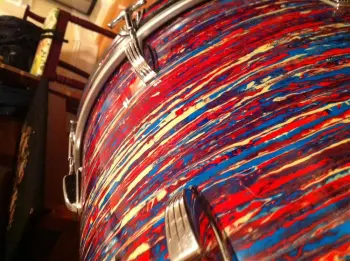 1969 Ludwig Psychedelic 14x20 Virgin Bass Drum
