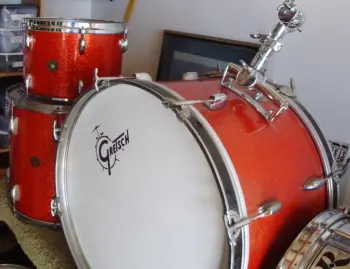 Gretsch Round Badge Tangerine Sparkle!!! Fresh catch!!!