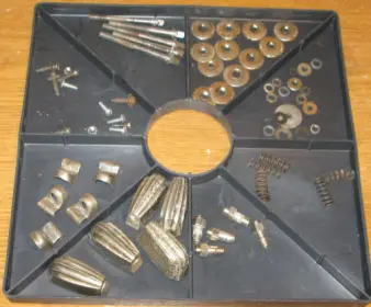Rock Tumbler for hardware cleaning.