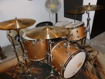 Slingerland Champagne Sparkle Drums