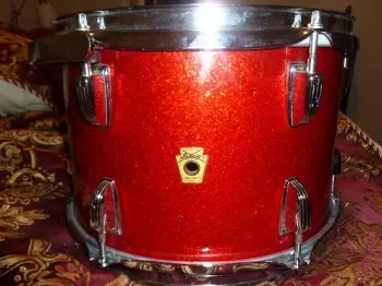 Ludwig Red Sparkle Drums