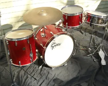 Gretsch Round Bade 20/14/12 with Snare - MID 60s